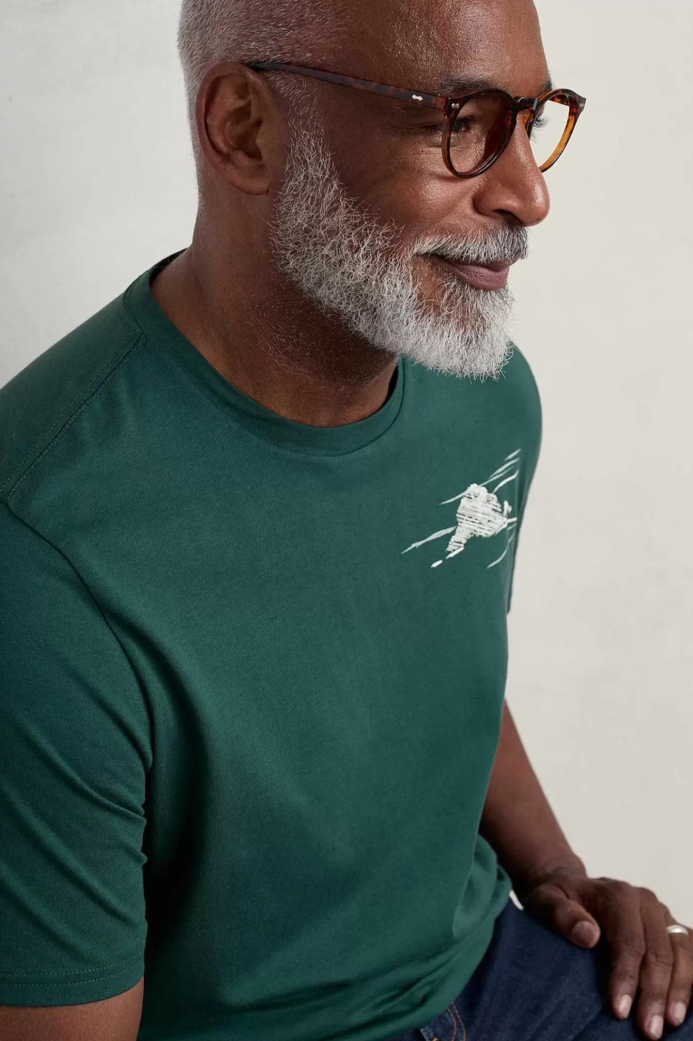 Seasalt Cornwall Men's Downsouse Organic Cotton T-Shirt<Men Tops & T-Shirts