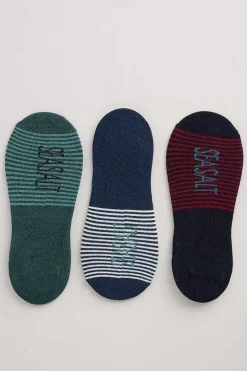 Seasalt Cornwall Men's Everyday Liner Socks Pack Of 3<Men Socks