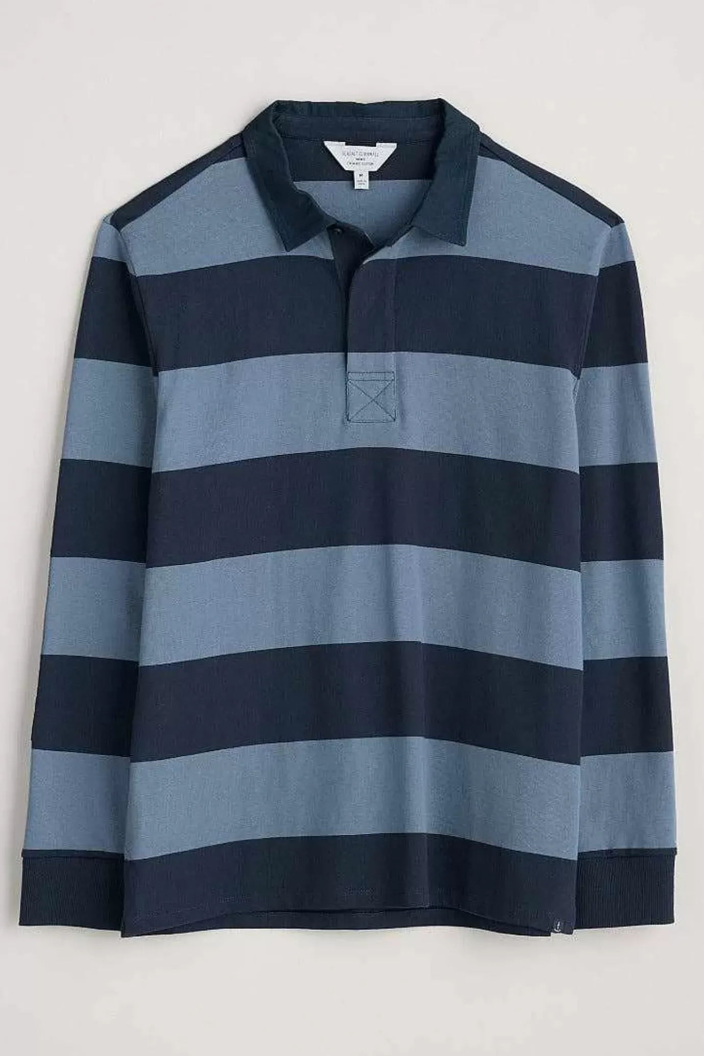 Seasalt Cornwall Men's Herdsman Organic Cotton Rugby Top<Men Tops & T-Shirts