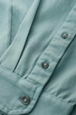 Seasalt Cornwall Men's Jackdaw Cotton Twill Shirt (Gots)<Men Tops & T-Shirts