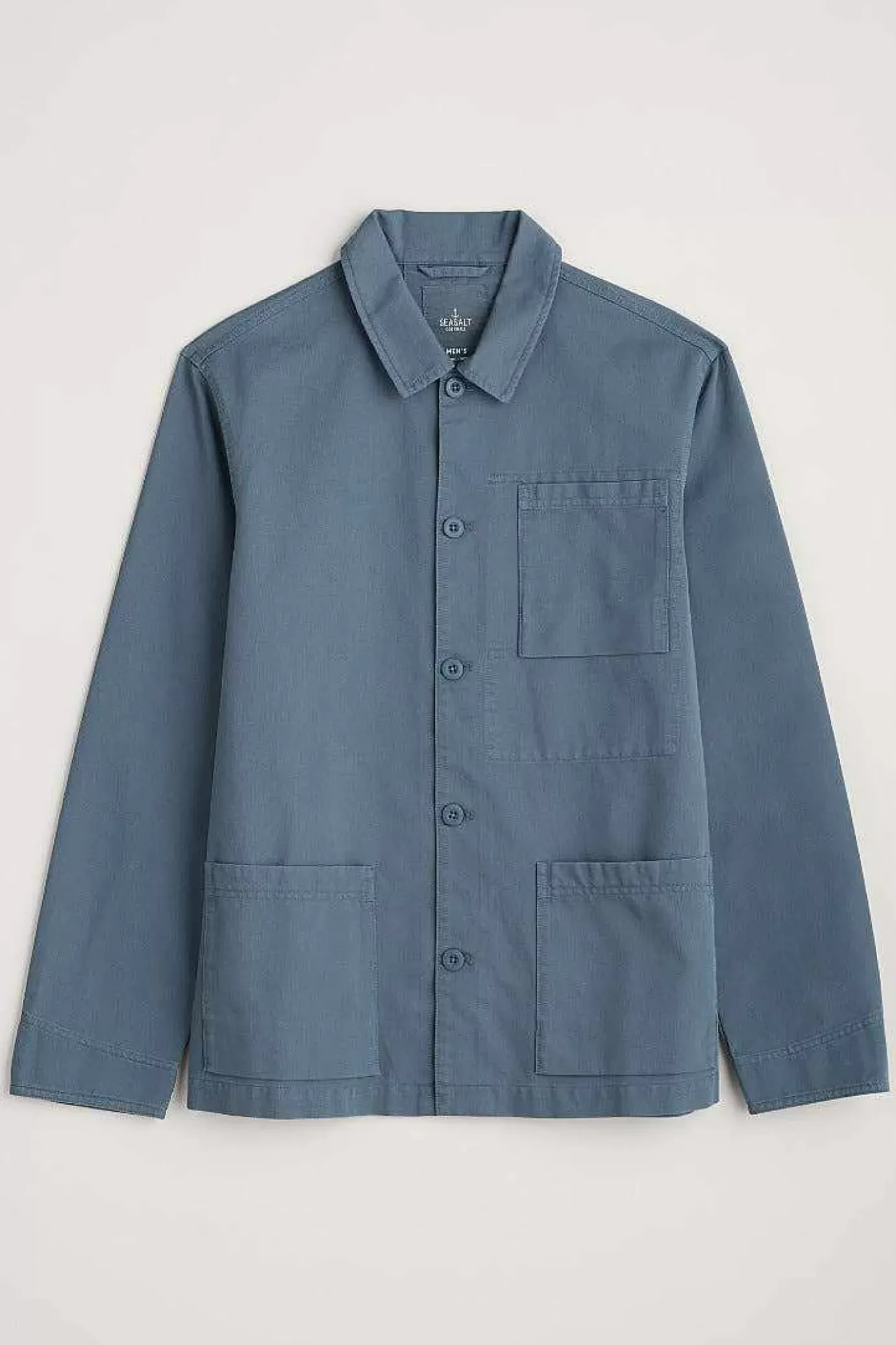 Seasalt Cornwall Men's Organic Cotton Canvas Tompot Jacket<Men Coats & Jackets