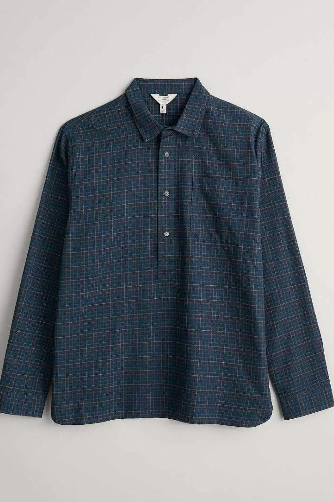 Seasalt Cornwall Men's Organic Cotton Thomas Street Shirt<Men Tops & T-Shirts
