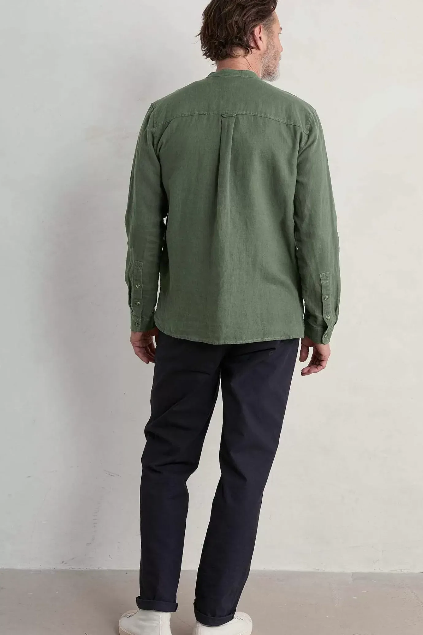 Seasalt Cornwall Men's Porlock Linen Shirt<Men Shirts