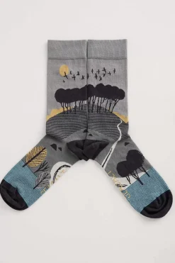Seasalt Cornwall Men's Postcard Socks<Men Socks