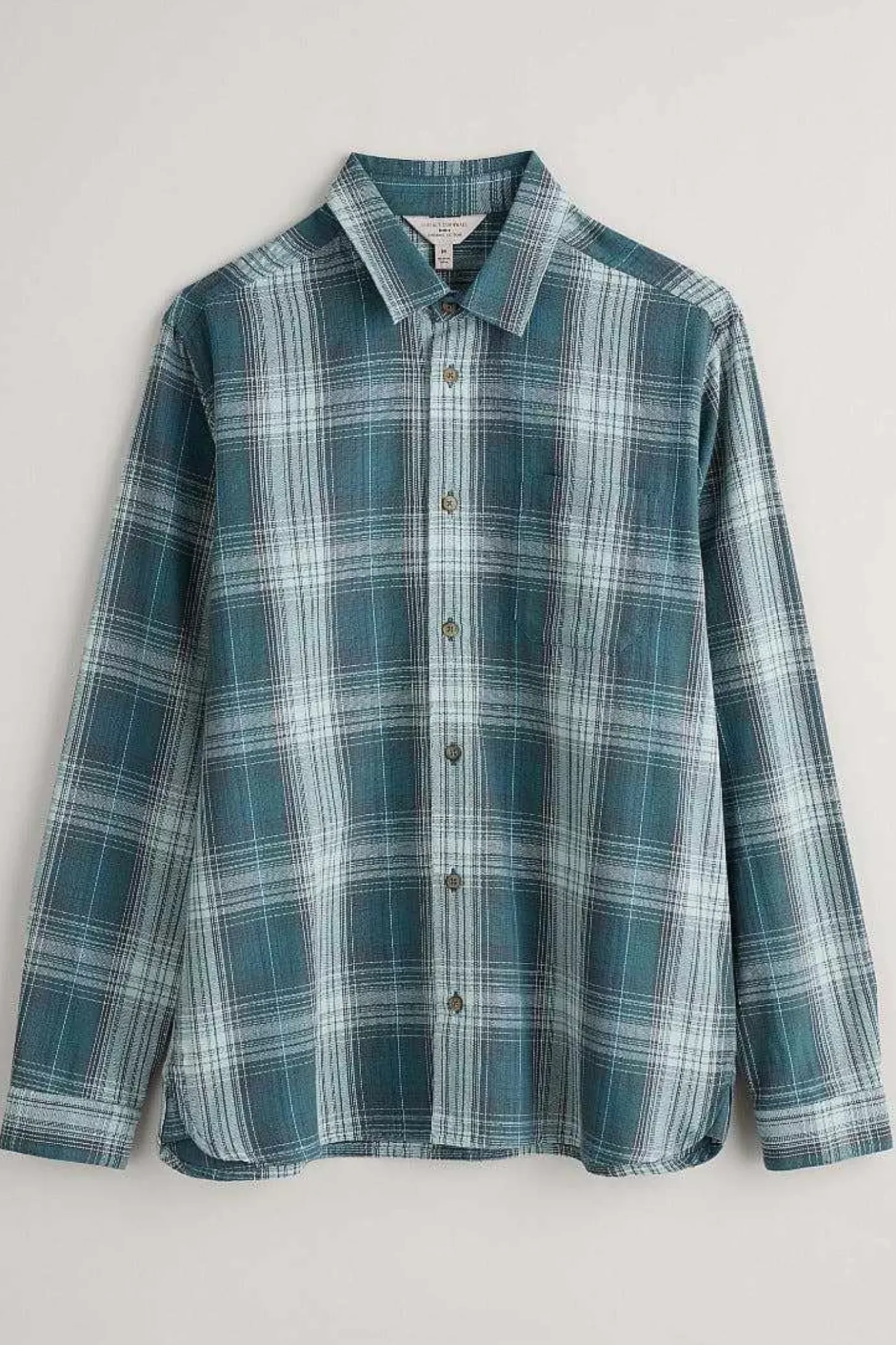 Seasalt Cornwall Men's Stonework Organic Cotton Shirt<Men Shirts