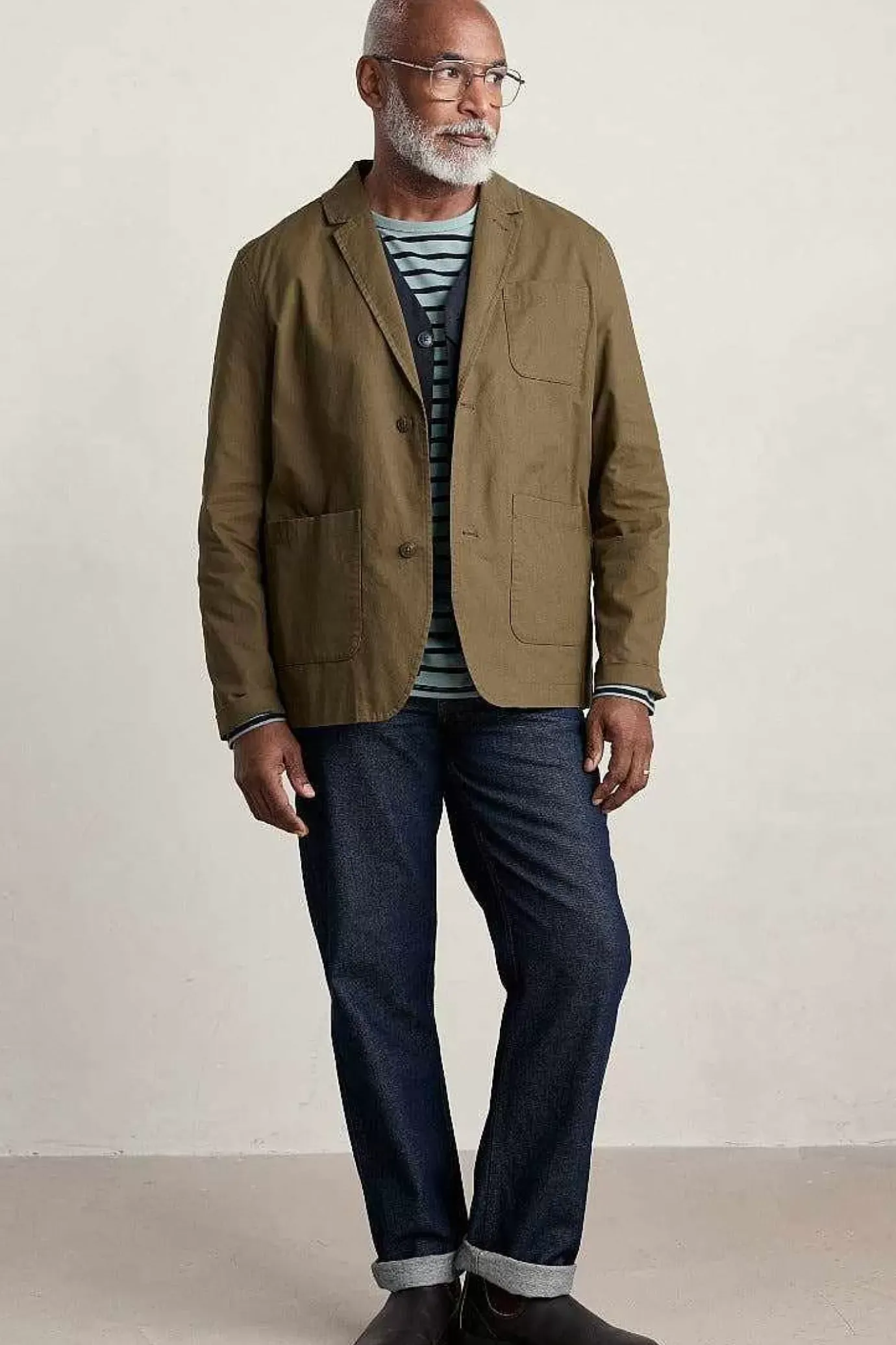 Seasalt Cornwall Men's Towen Organic Cotton Blazer<Men Coats & Jackets