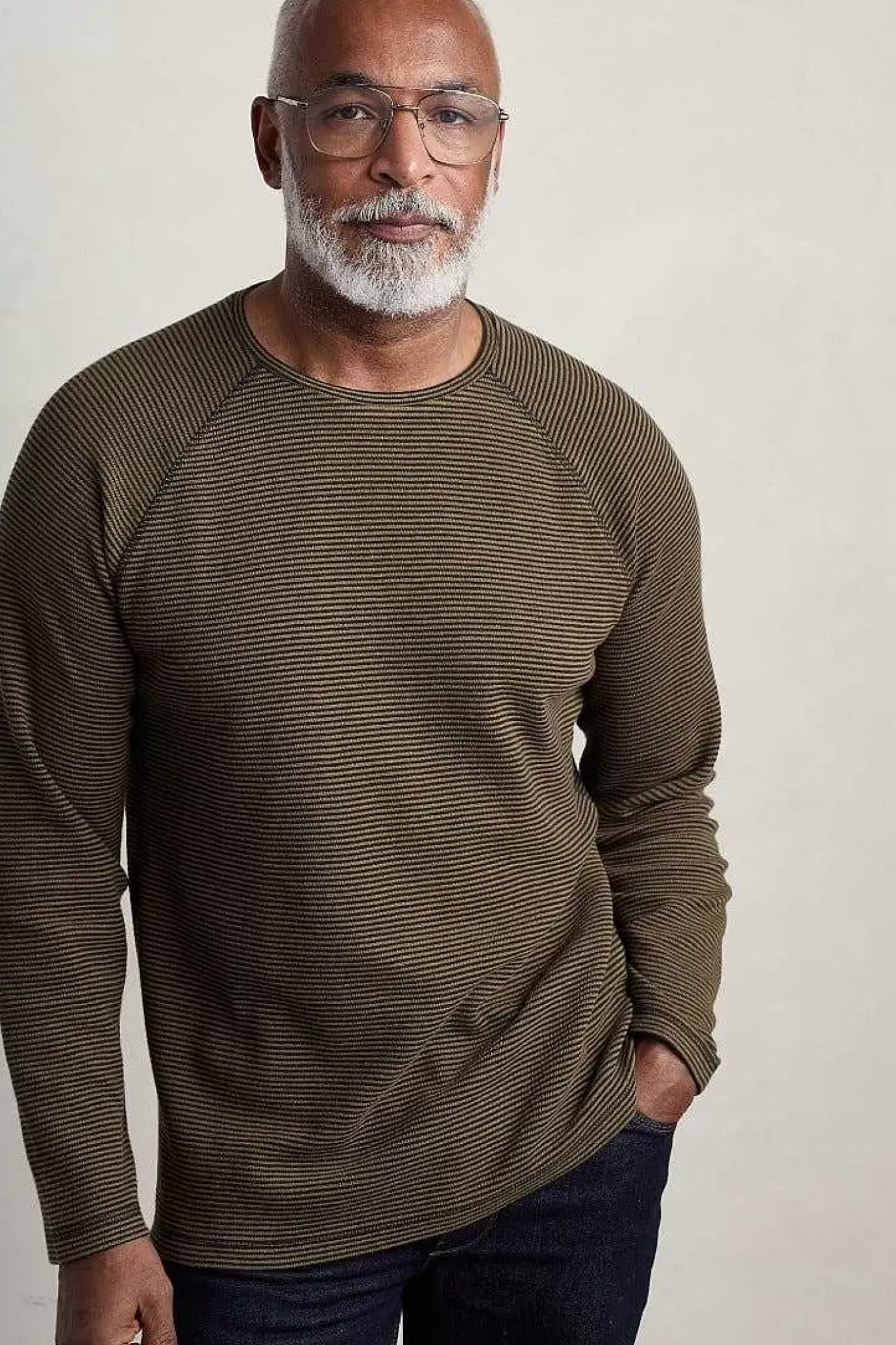 Seasalt Cornwall Men's Venton Striped Long Sleeve Top<Men Tops & T-Shirts