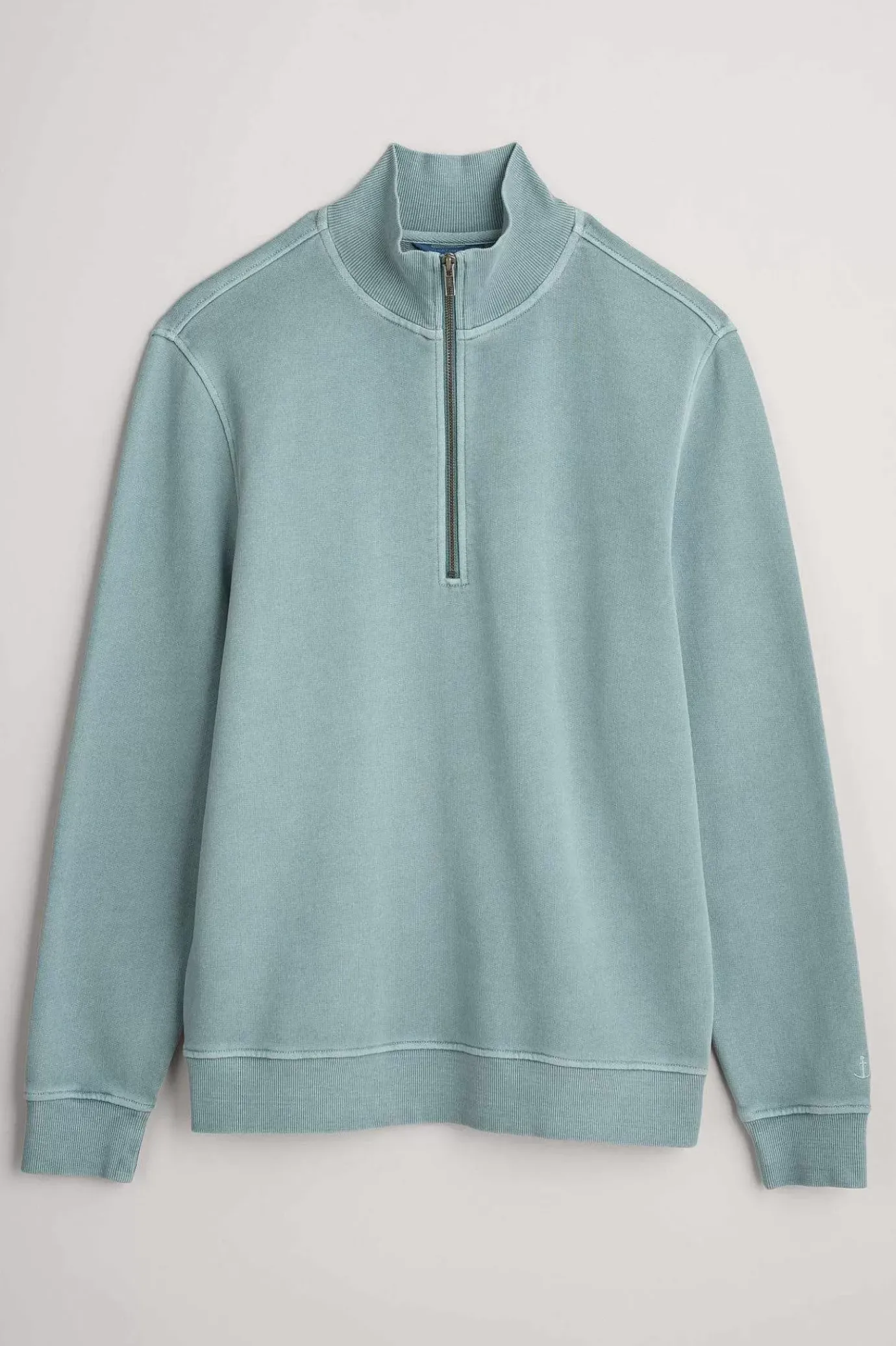Seasalt Cornwall Men's Wood Moss Quarter Zip Sweatshirt<Men Tops & T-Shirts