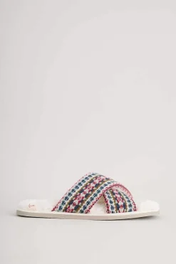 Seasalt Cornwall Night Ships Crossover Slippers<Women Nightwear