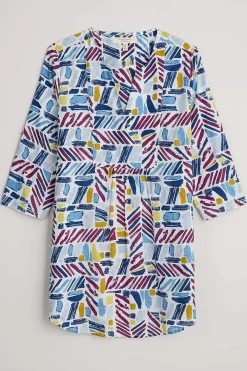 Seasalt Cornwall Op Art Organic Cotton Tunic Top<Women Tunics