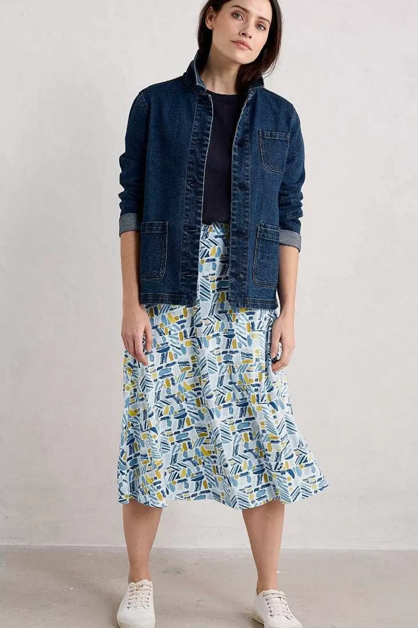 Seasalt Cornwall Orchard Jersey Skirt<Women Skirts