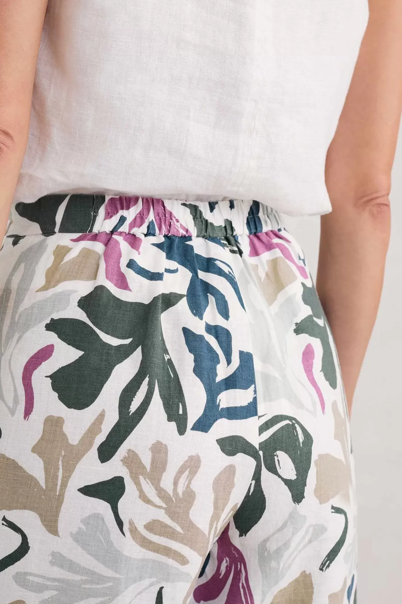 Seasalt Cornwall Peaceful Haven Linen Culottes<Women Trousers & Shorts