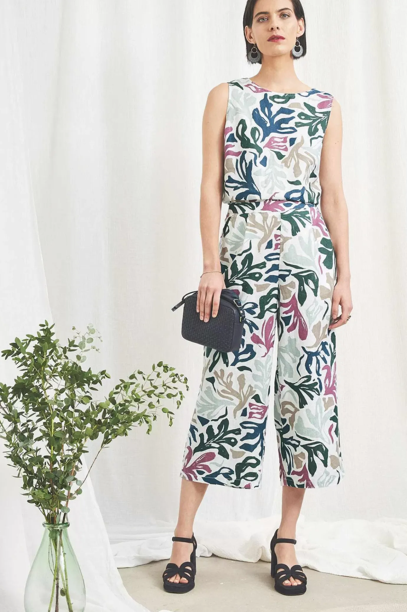 Seasalt Cornwall Peaceful Haven Linen Culottes<Women Trousers & Shorts