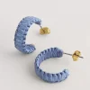 Seasalt Cornwall Petrel Hoop Raffia Hoop Earrings<Women Jewellery