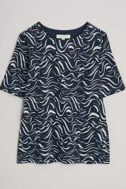 Seasalt Cornwall Poisson Jersey Top (Gots)<Women Tops