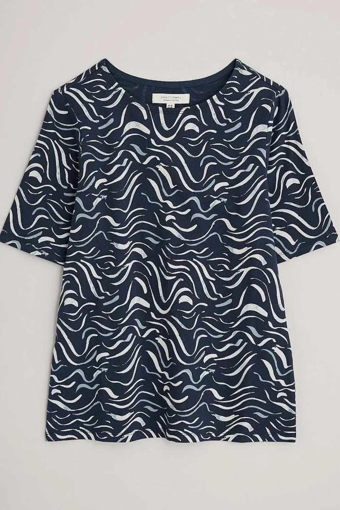 Seasalt Cornwall Poisson Jersey Top (Gots)<Women Tops
