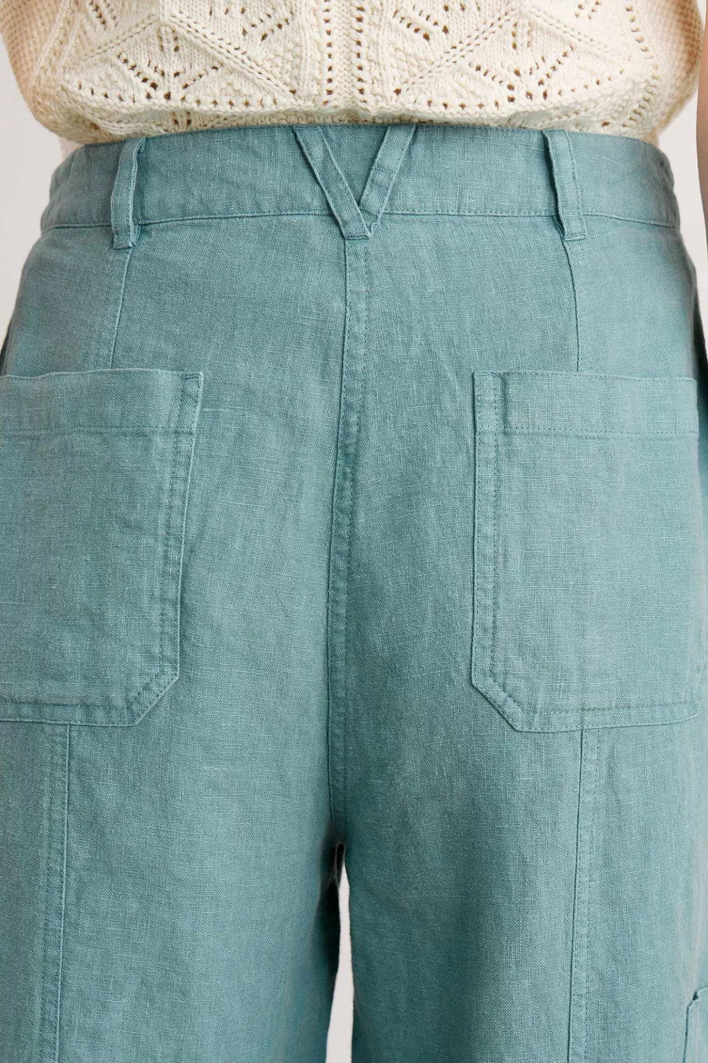 Seasalt Cornwall Rock Pipit Linen Trousers<Women Trousers & Shorts