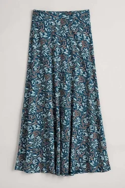 Seasalt Cornwall Rose Jersey Skirt<Women Skirts