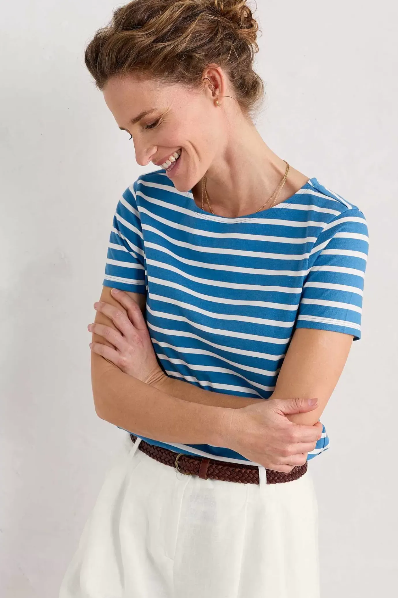 Seasalt Cornwall Sailor T-Shirt (Gots)<Women Tops