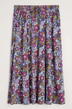 Seasalt Cornwall Script Editor Midi Skirt<Women Skirts