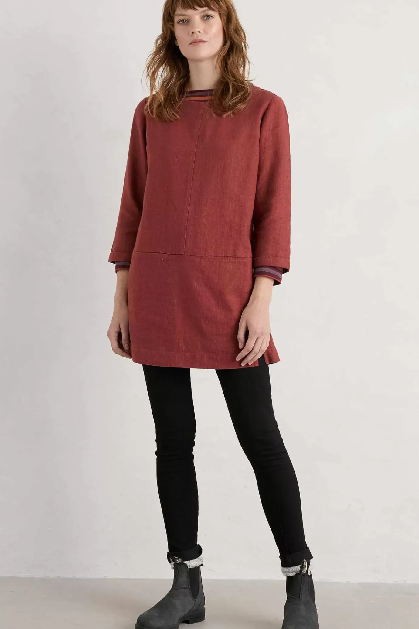 Seasalt Cornwall St Agnes Clay Ramie-Blend Tunic<Women Tunics