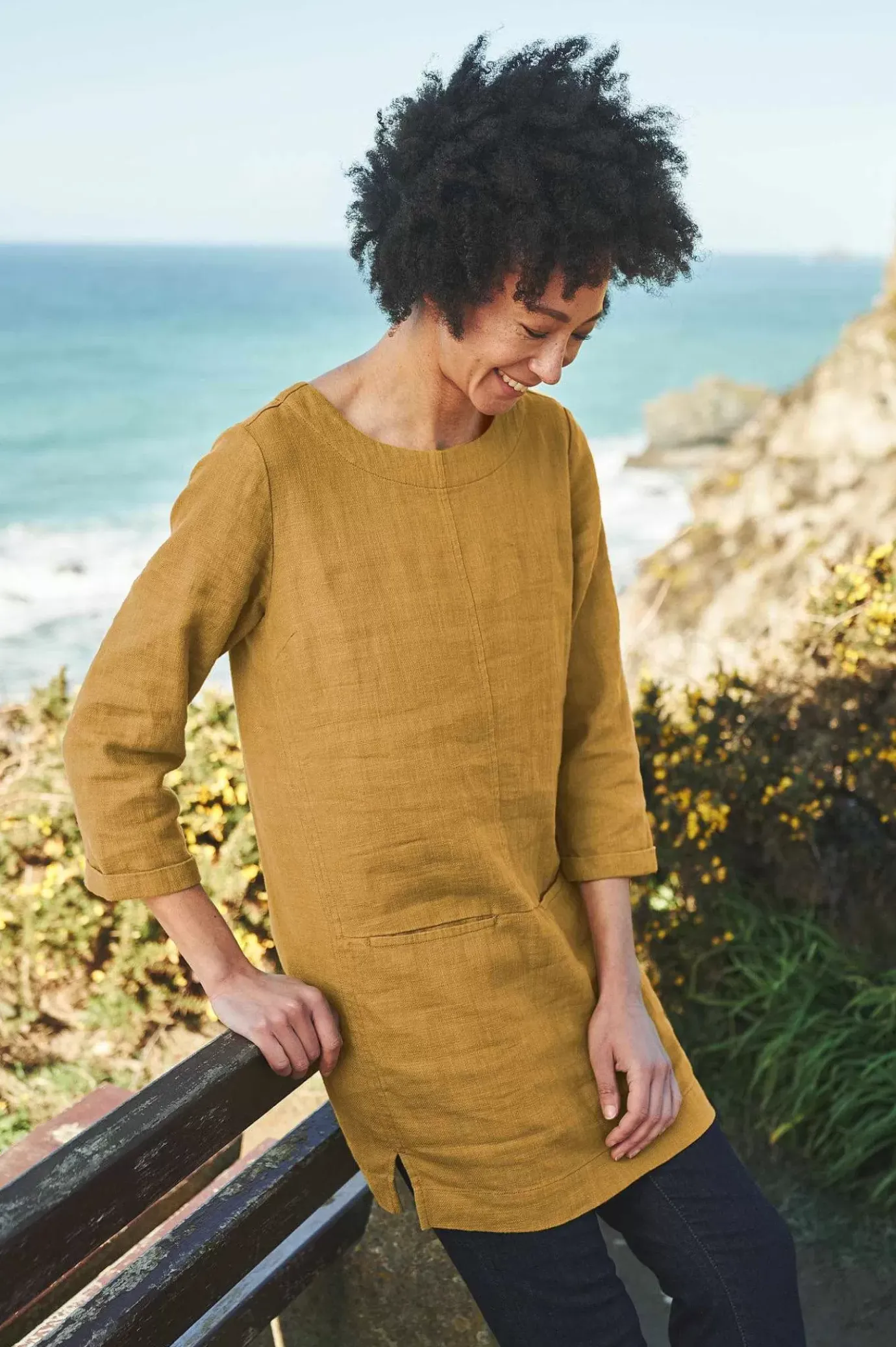 Seasalt Cornwall St Agnes Clay Ramie-Blend Tunic<Women Tunics