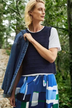 Seasalt Cornwall Tepel Knitted Vest<Women Knitwear