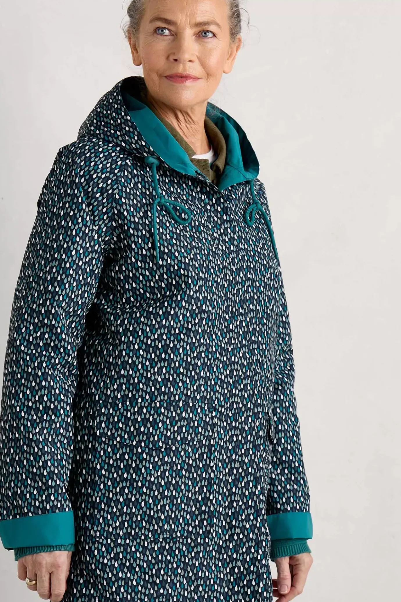 Seasalt Cornwall The Reversible Waterproof Raincoat<Women Coats & Jackets