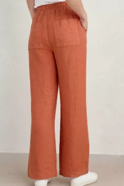Seasalt Cornwall Tide Flow Wide Leg Linen Trousers<Women Trousers & Shorts