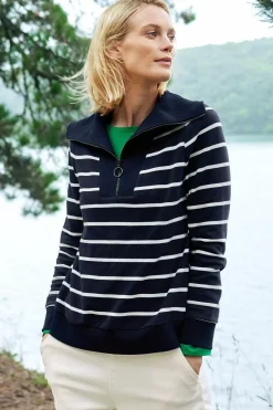 Seasalt Cornwall Tideline Collared Sweatshirt<Women Tops