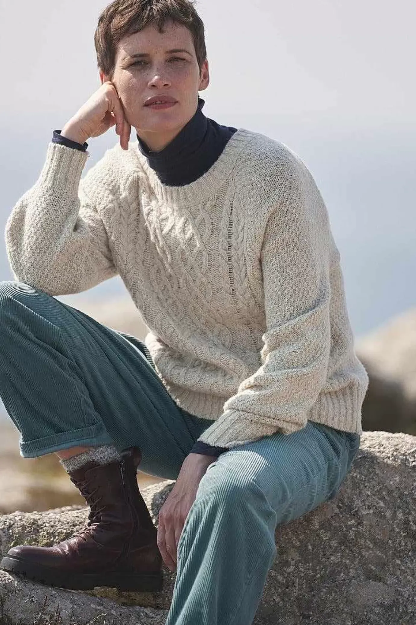 Seasalt Cornwall Tressa Cable Knit Jumper<Women Knitwear