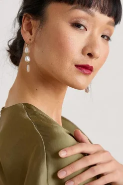 Seasalt Cornwall Valency Freshwater Pearl Drop Earrings<Women Jewellery