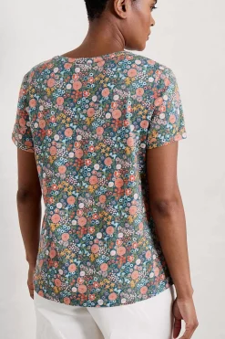 Seasalt Cornwall Waterflow Short Sleeve Top<Women Tops