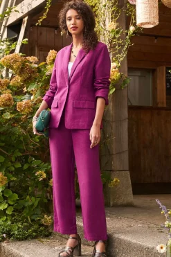 Seasalt Cornwall Westlin Straight Leg Suit Trousers<Women Trousers & Shorts