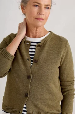 Seasalt Cornwall Wheal Pool Organic Cotton Cardigan<Women Knitwear