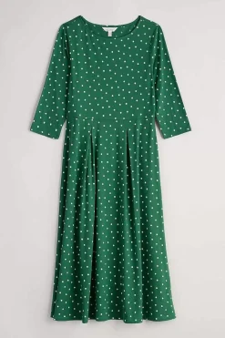 Seasalt Cornwall Wild Bouquet 3/4 Sleeve Midi Dress<Women Dresses