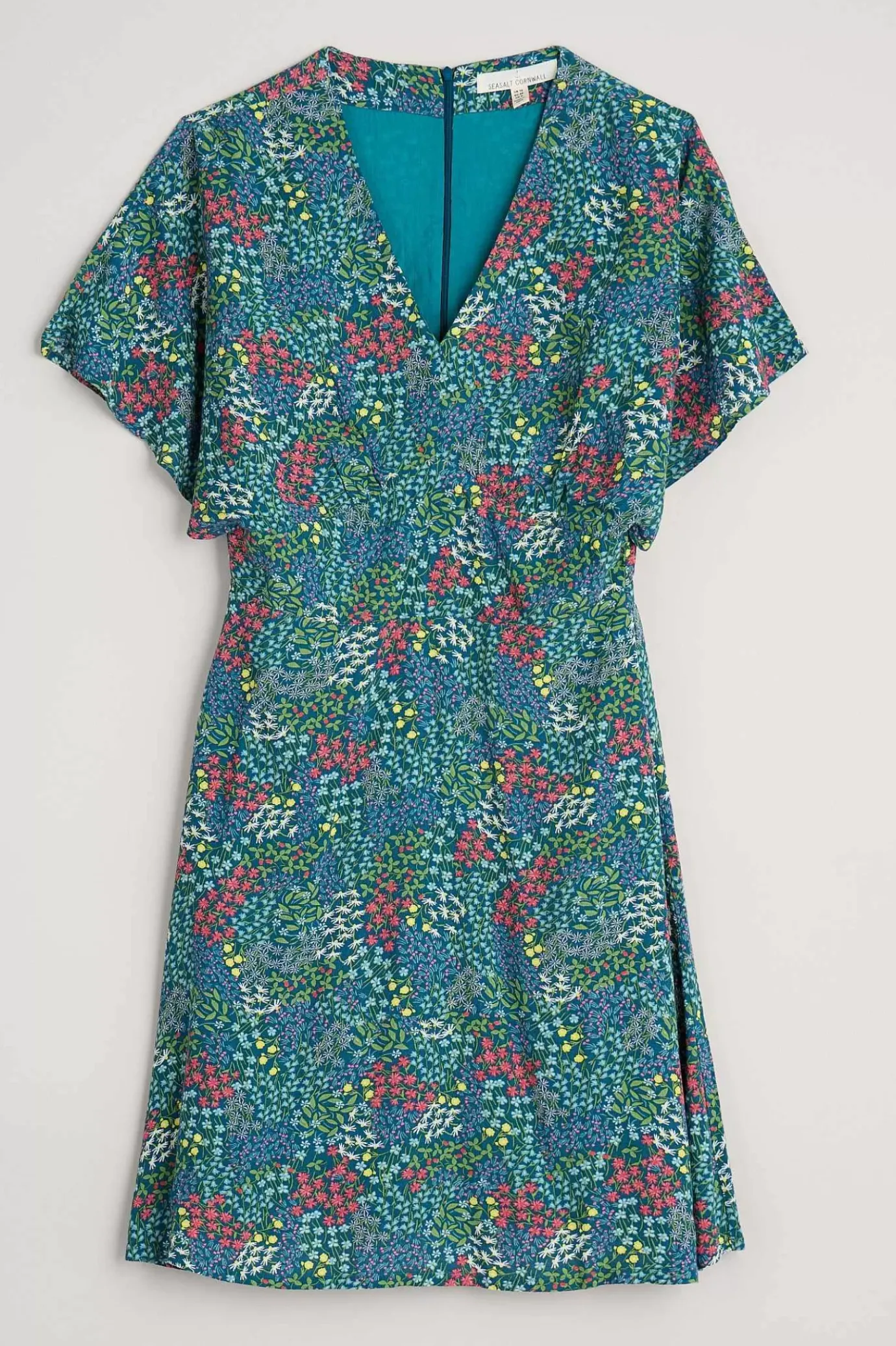 Seasalt Cornwall Wilsey Empire Line Flared Sleeve Dress<Women Dresses