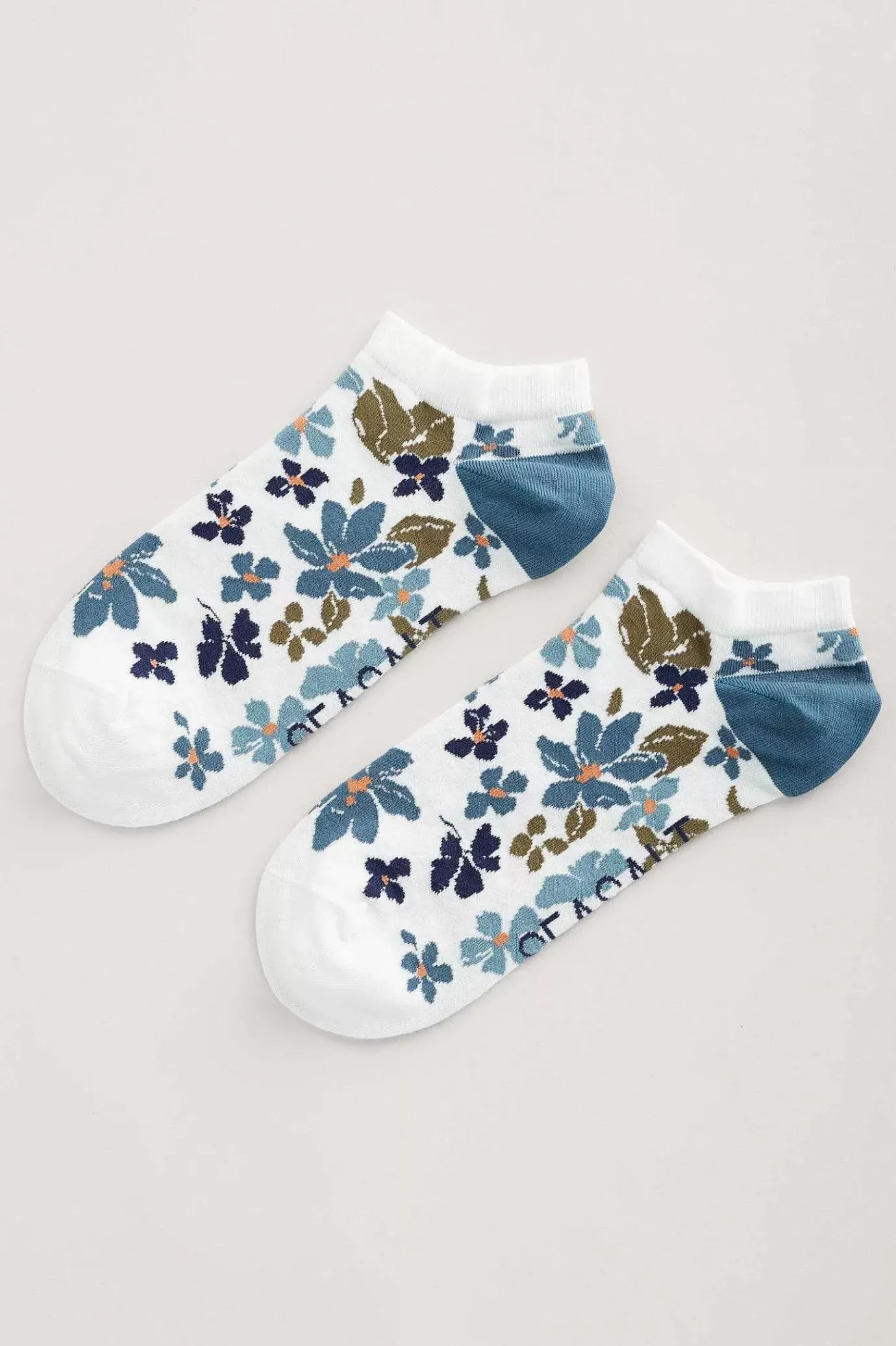Seasalt Cornwall Women's Arty Organic Cotton Trainer Socks<Women Socks & Tights