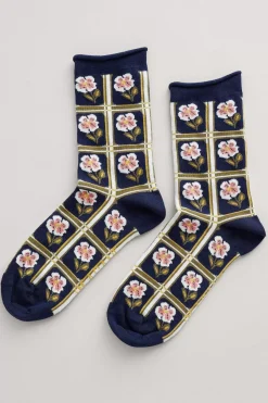 Seasalt Cornwall Women's Arty Organic Cotton Socks<Women Socks & Tights