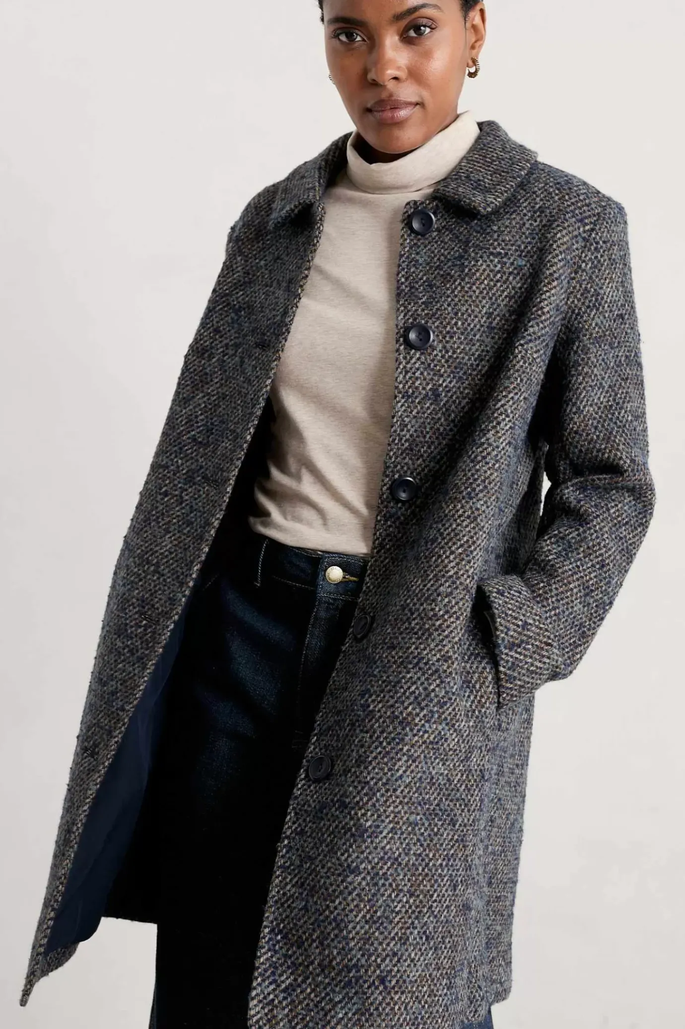 Seasalt Cornwall Wood Cabin Coat<Women Coats & Jackets